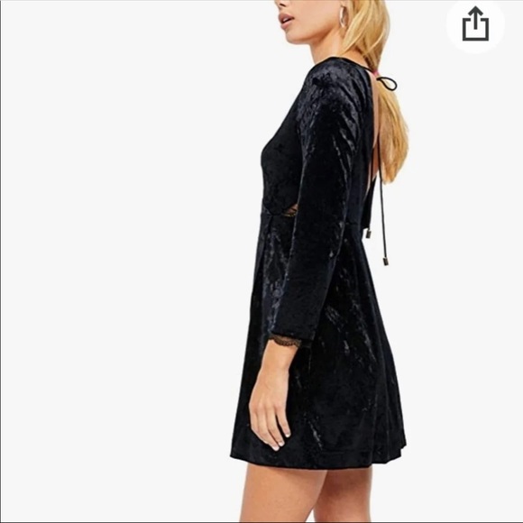 Free People | Kat Velvet Mini Dress - Picture 3 of 8
